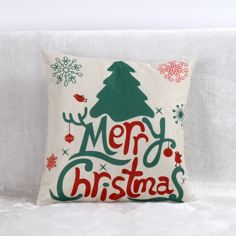 Christmas Tree Throw Pillow Cover